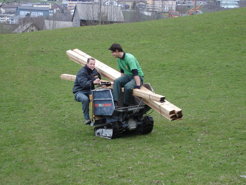 Materialtransport (keine Zufahrtsstrasse)